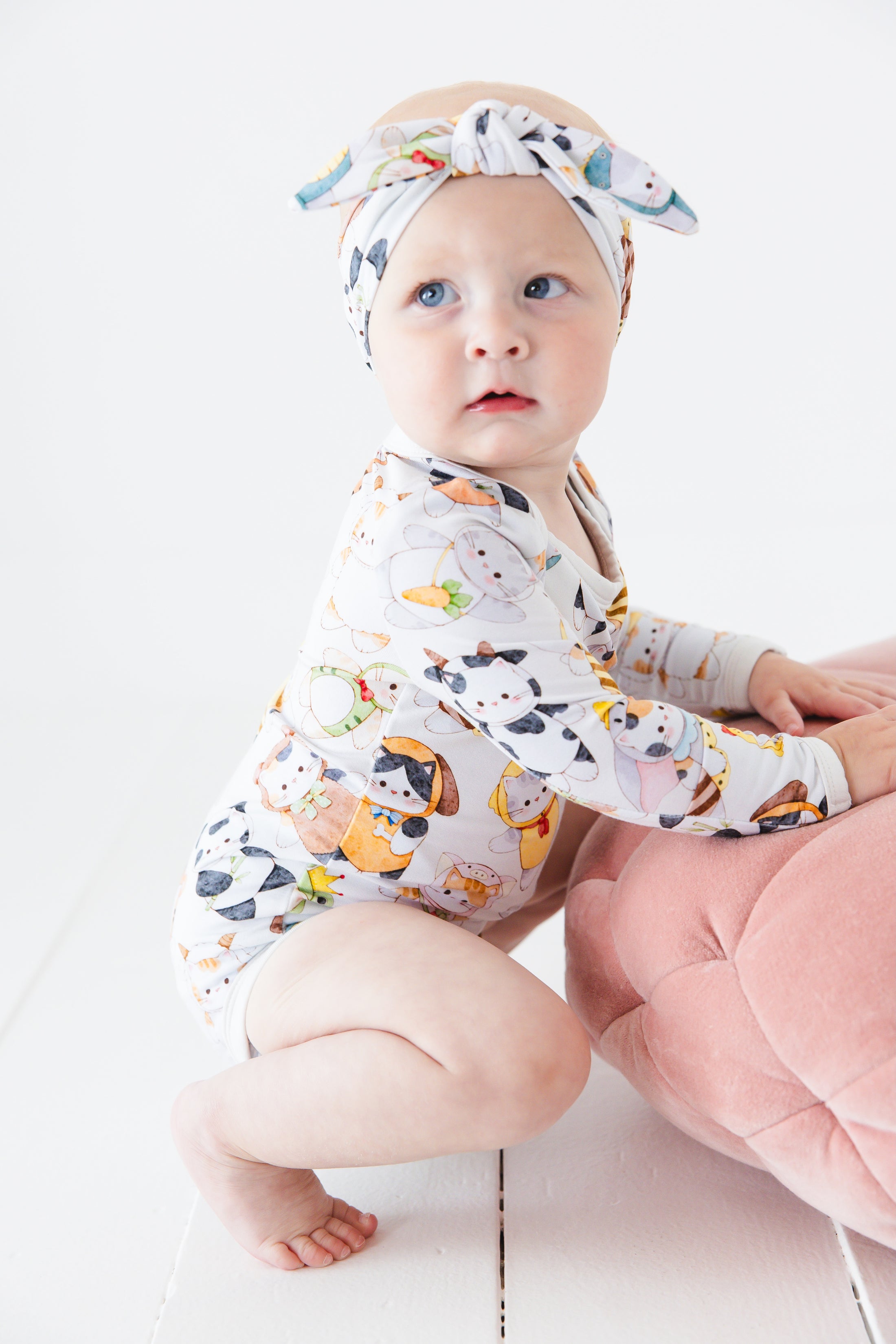 Meowster of Disguise Long Sleeve Bodysuit