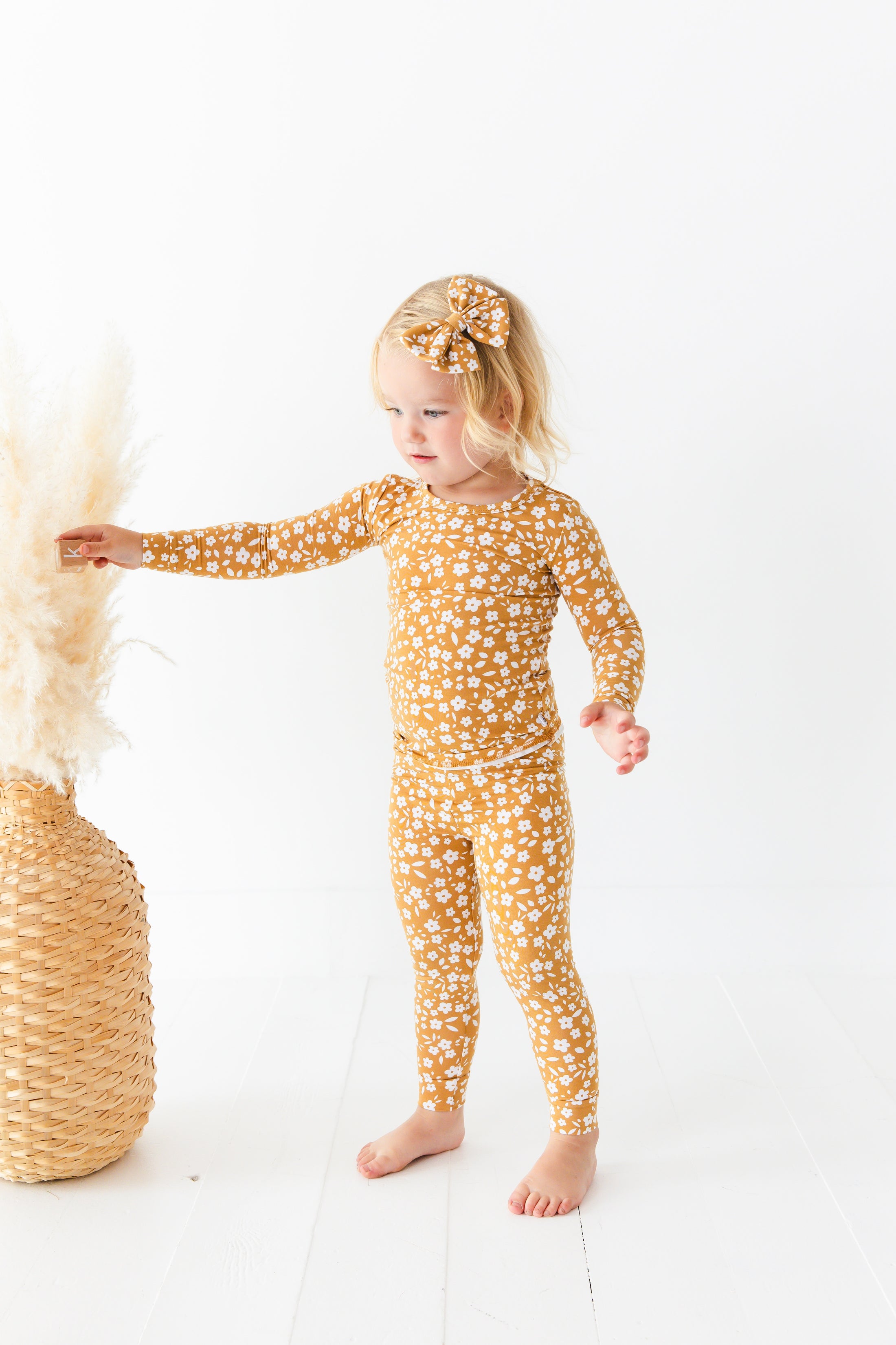 Honey Blooms Long Sleeve PJ's