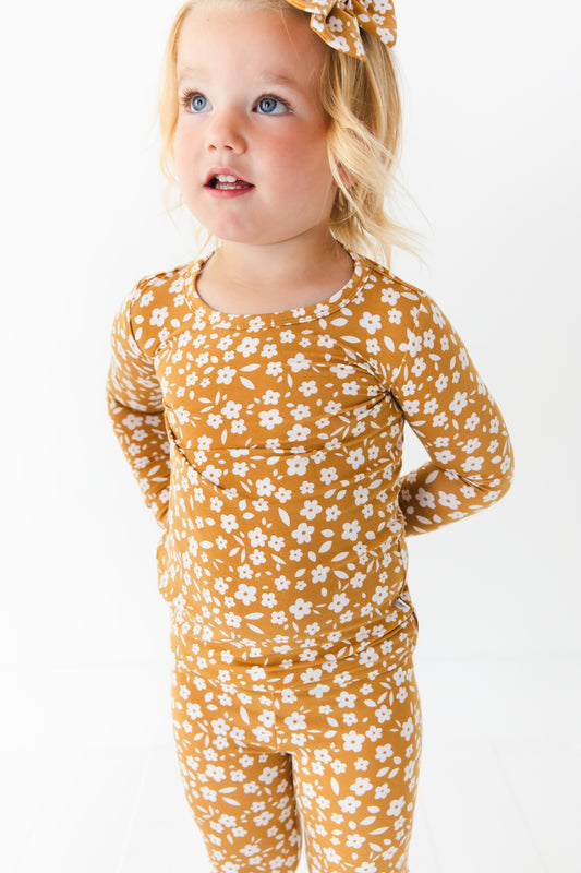 Honey Blooms Long Sleeve PJ's