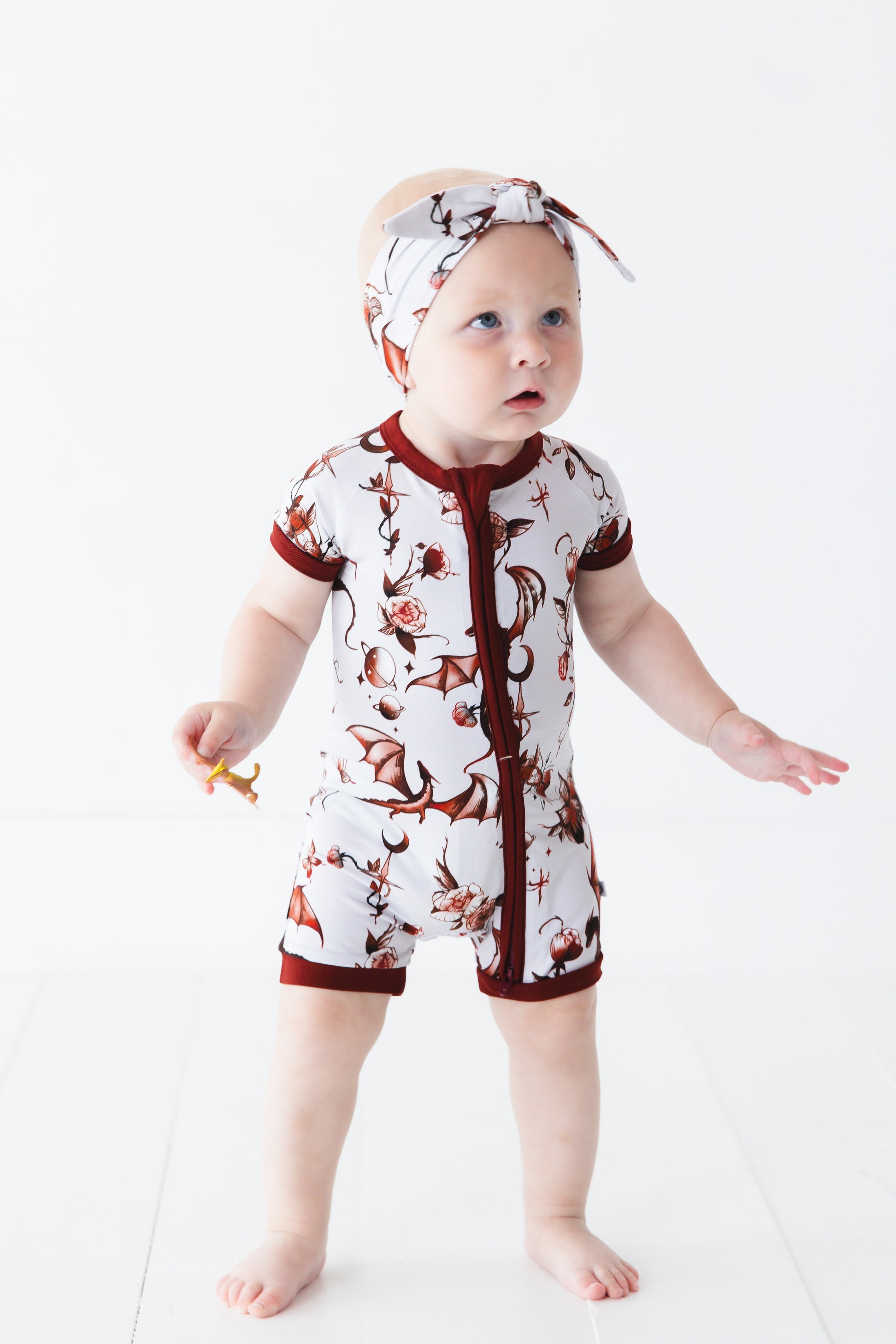 Dreaming with Dragons Short Sleeve Romper