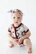 Load image into Gallery viewer, Dreaming with Dragons Short Sleeve Romper
