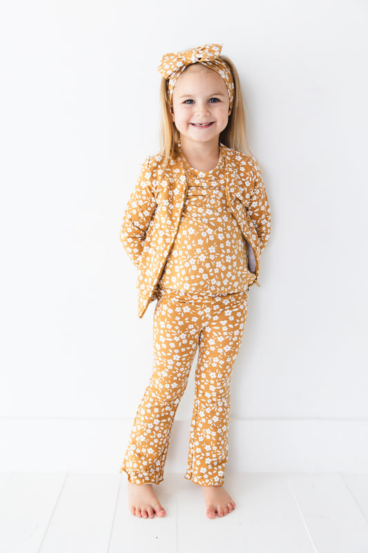 Honey Blooms Kids' Flare Pants