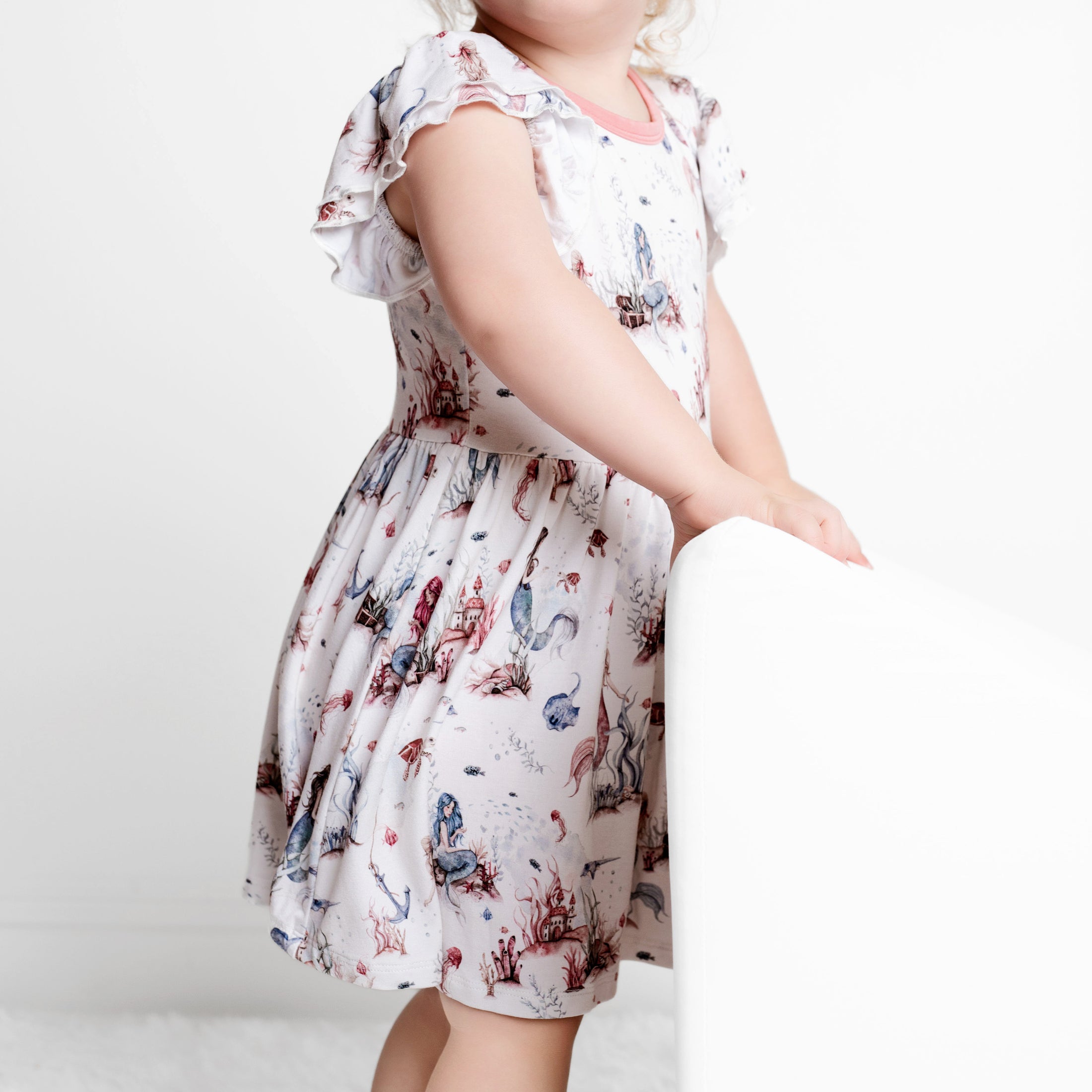 Mermaid Cove Bodysuit Twirl Dress BDLJ