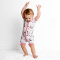 Load image into Gallery viewer, Mermaid Cove Short Sleeve Romper BDLJ
