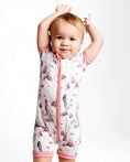Load image into Gallery viewer, Mermaid Cove Short Sleeve Romper BDLJ

