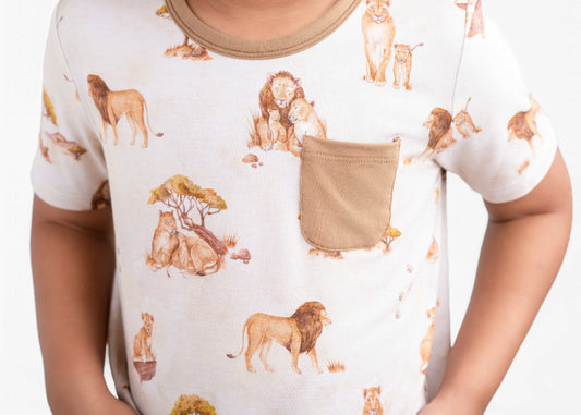 Ari (Lion) TENCEL™ Modal Short Sleeve T-shirt