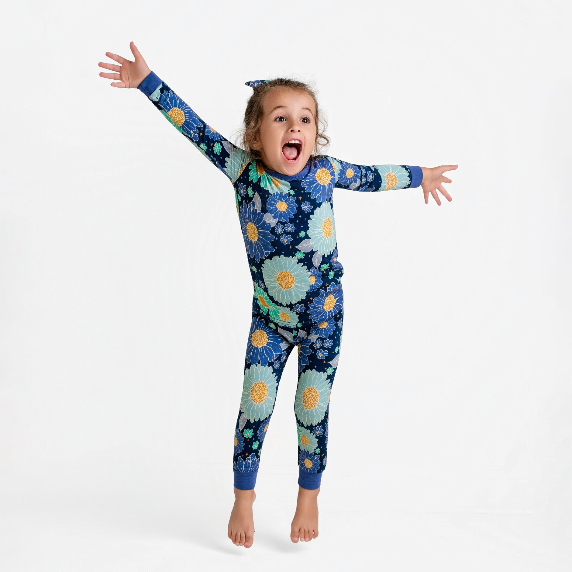 Bluepsie Daisy Long Sleeve PJ's
