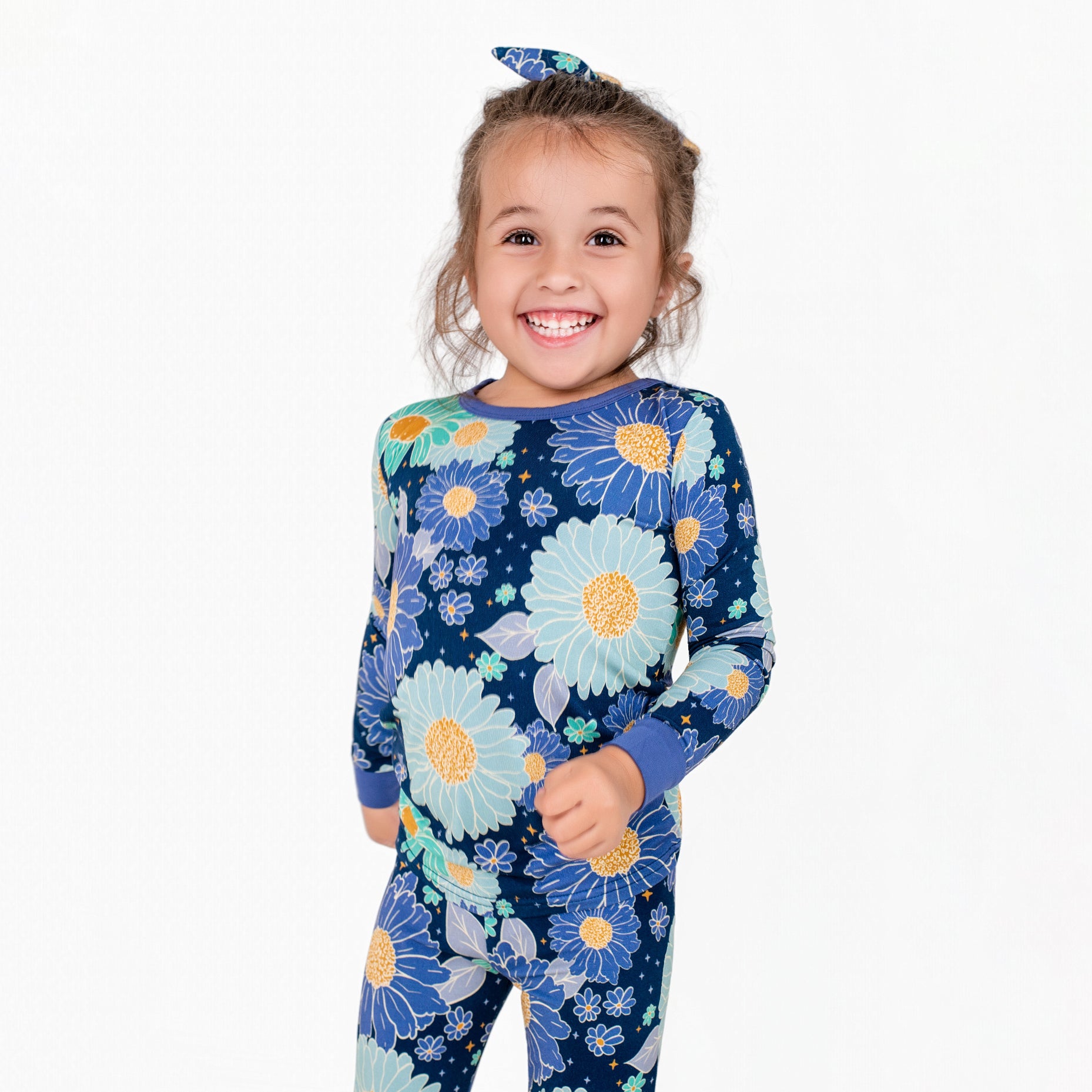 Bluepsie Daisy Long Sleeve PJ's