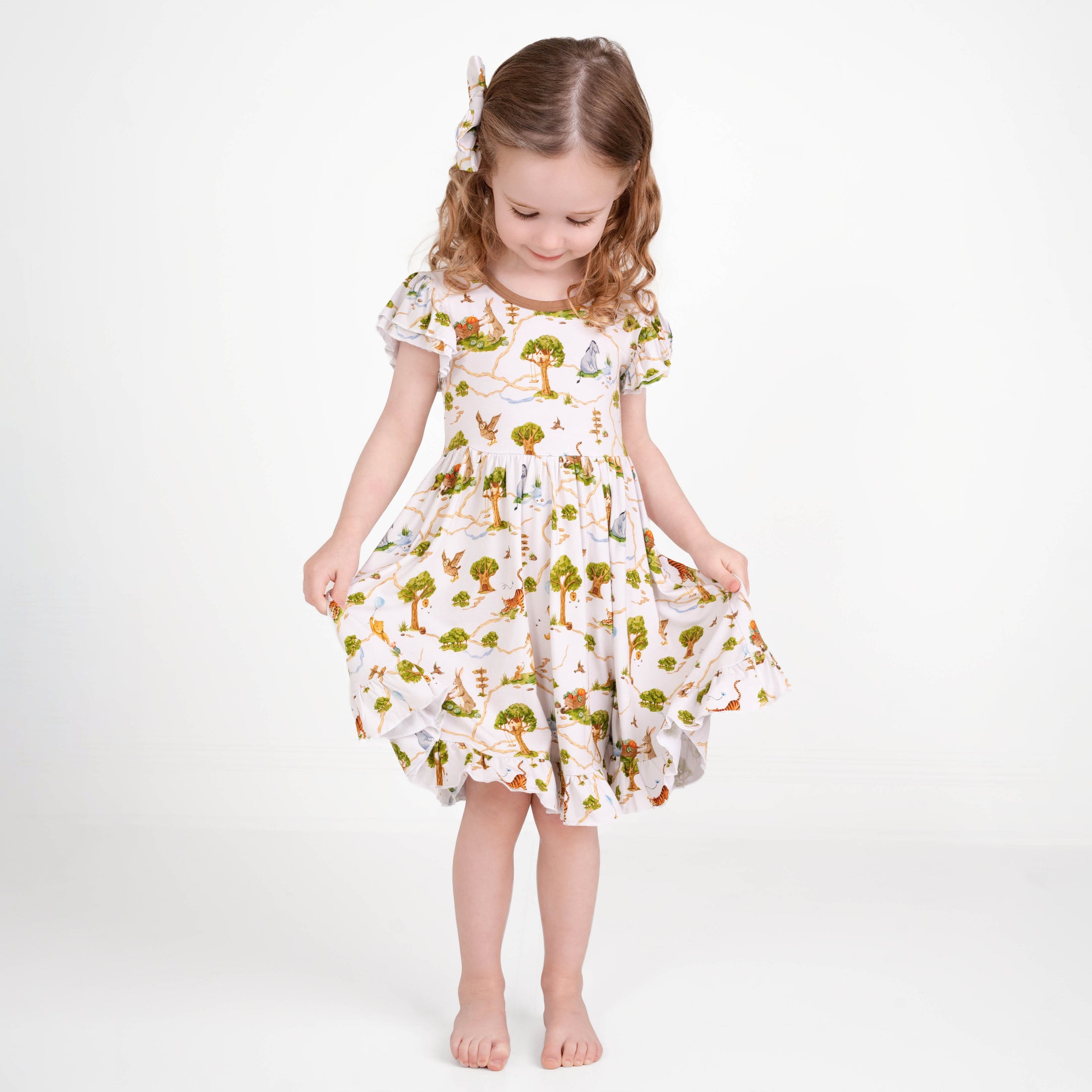 Oh Bother, It's Bedtime Big Kid Twirl Dress