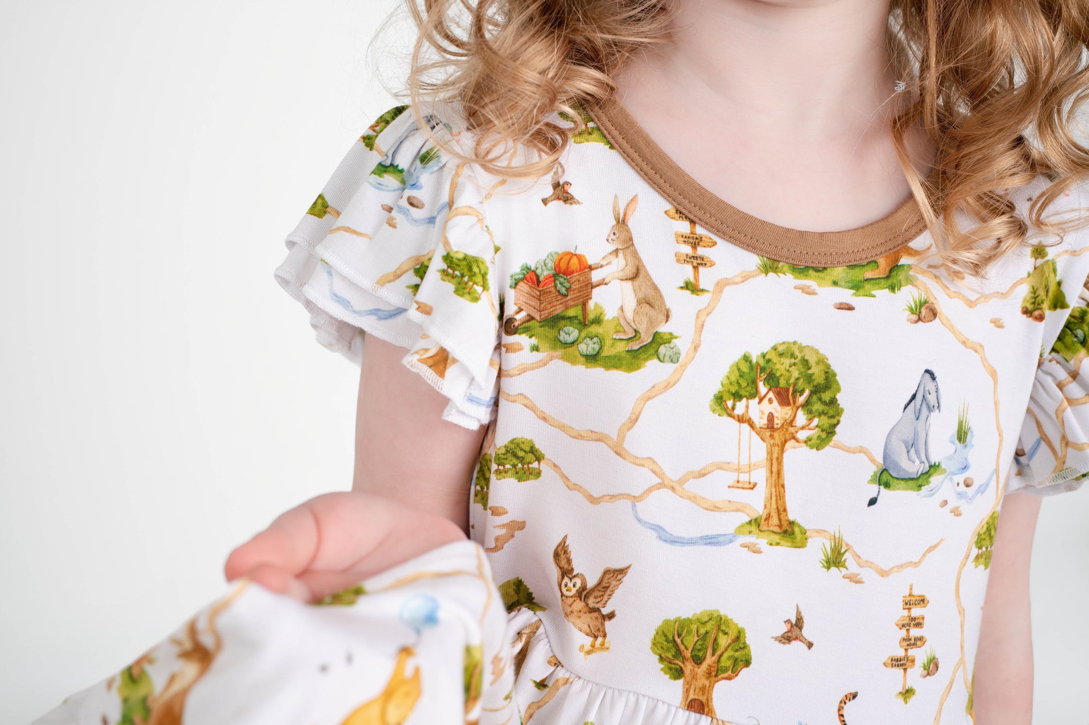 Oh Bother, It's Bedtime Big Kid Twirl Dress