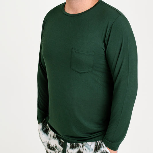 Mountain Mist Men's Solid Long Sleeve Shirt