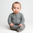Load image into Gallery viewer, Heather (Gray) Ribbed Romper BDLJ
