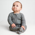 Load image into Gallery viewer, Heather (Gray) Ribbed Romper BDLJ
