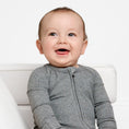 Load image into Gallery viewer, Heather (Gray) Ribbed Romper BDLJ
