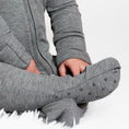 Load image into Gallery viewer, Heather (Gray) Ribbed Romper BDLJ
