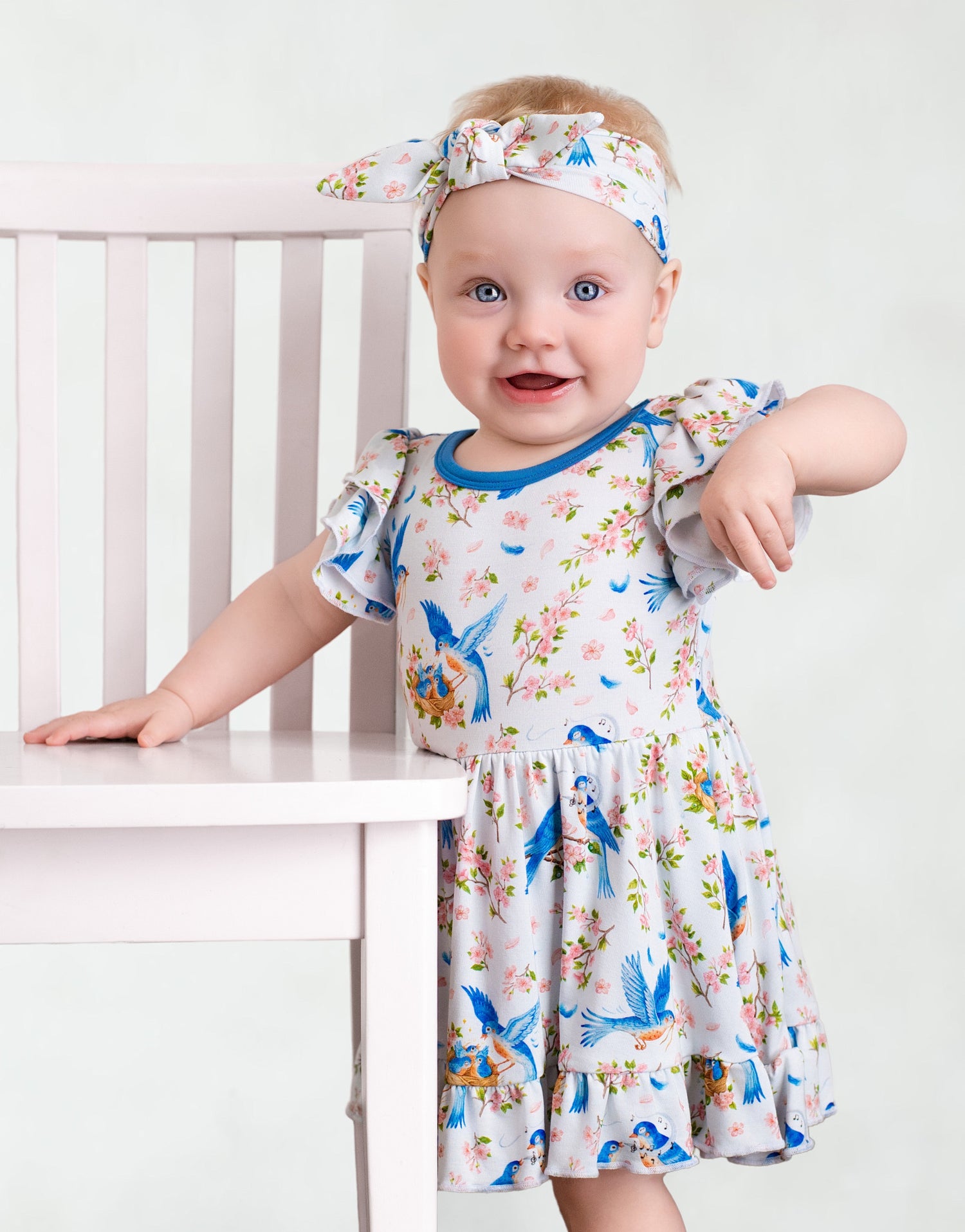 Bluebird Melody Bodysuit Twirl Dress