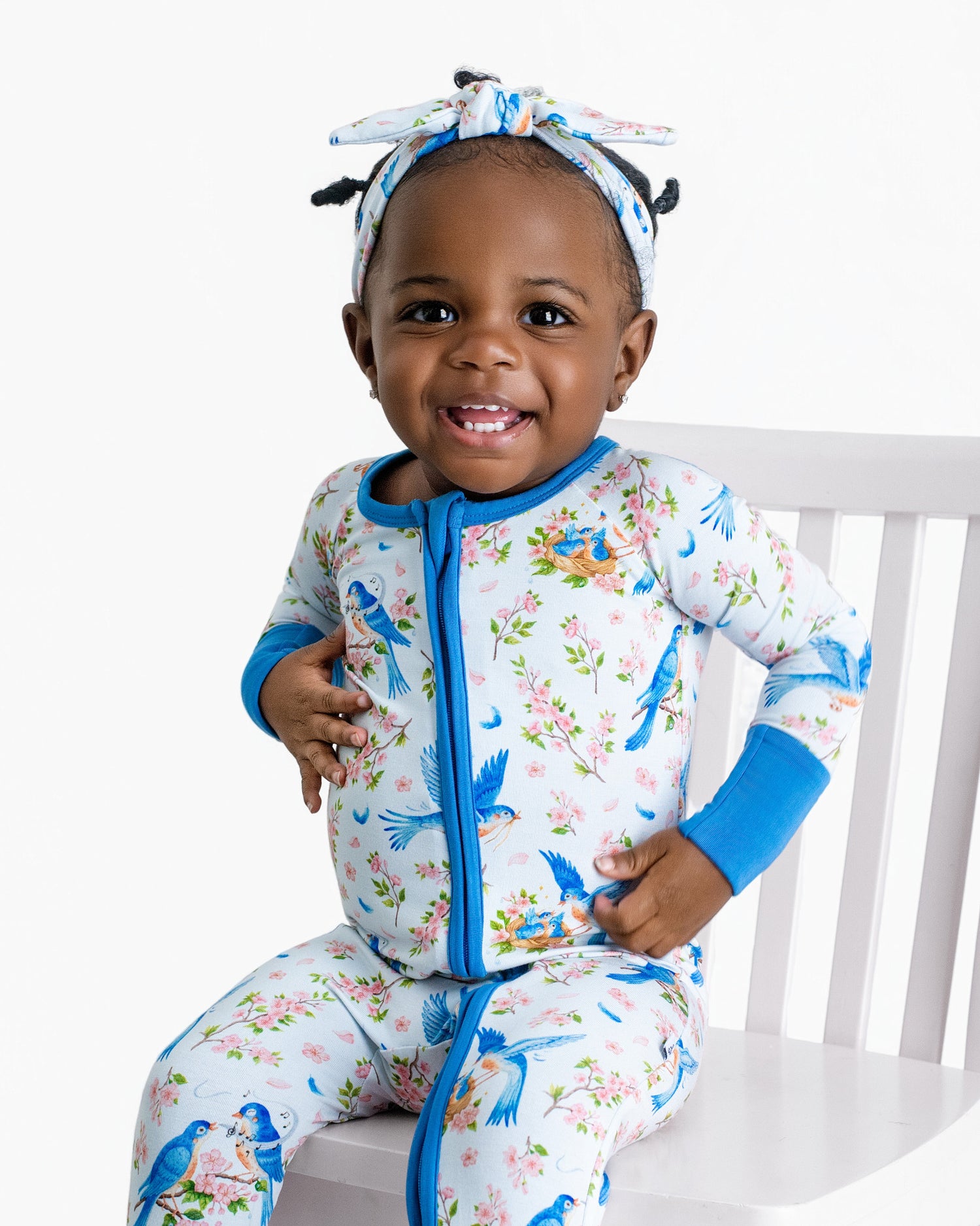 Bluebird Melody Romper