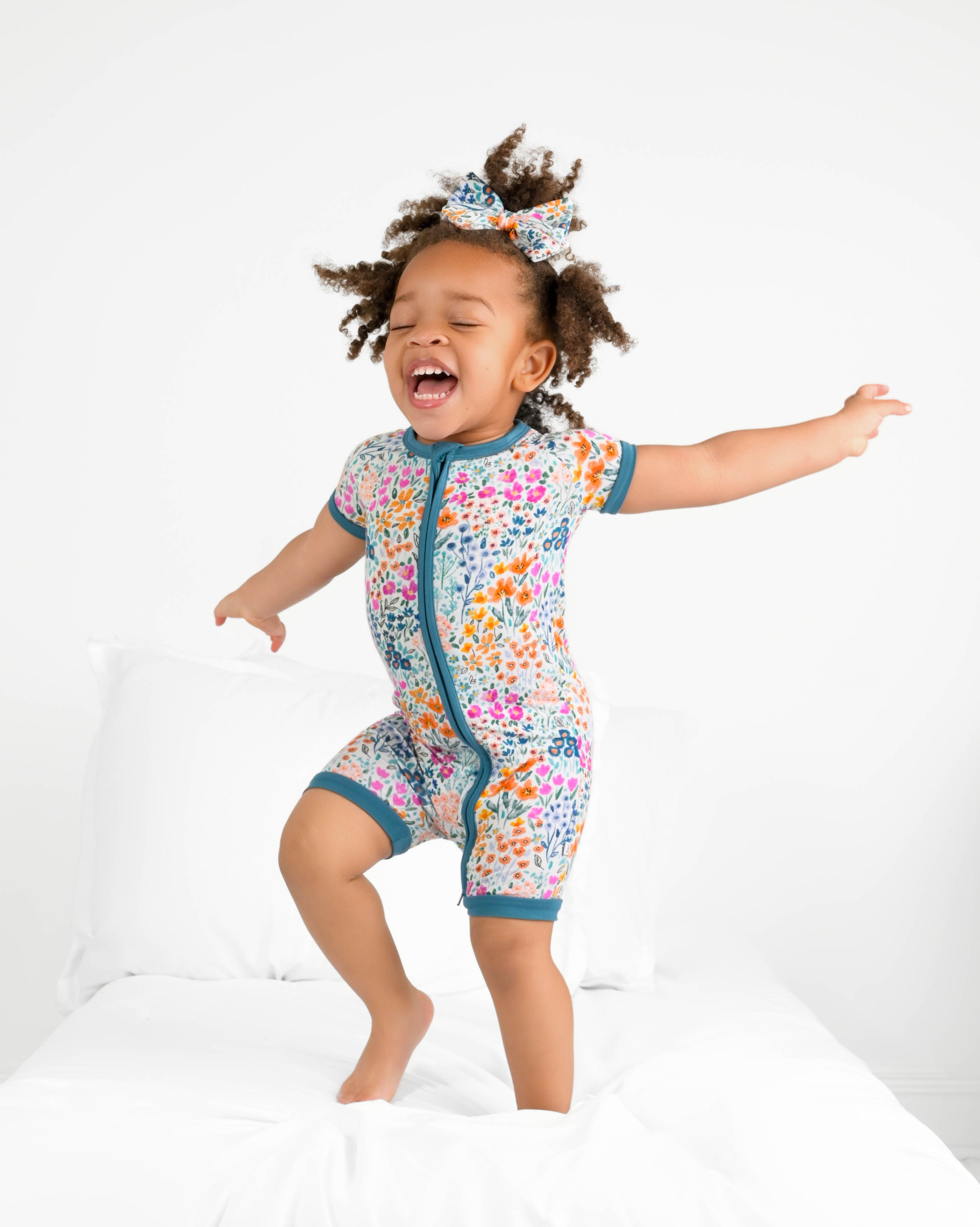 Whispering Wildflowers Short Sleeve Romper