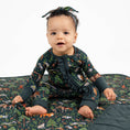 Load image into Gallery viewer, Wood You Be My Friend Ruffle Romper
