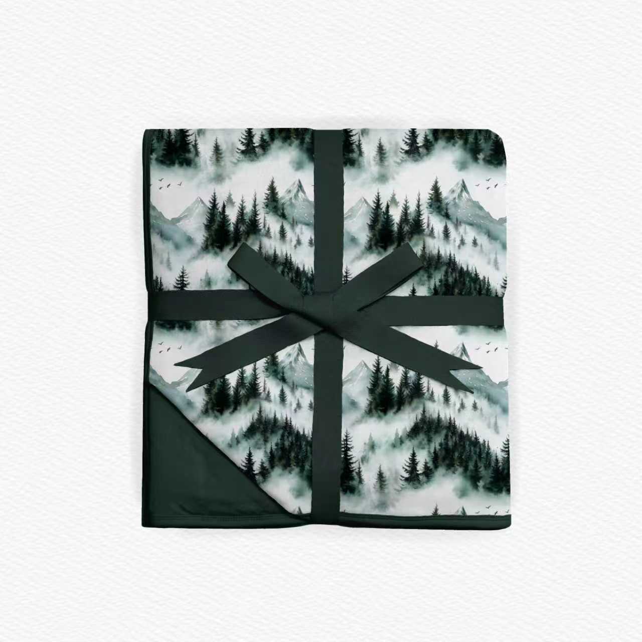 Mountain Mist Mini Quilted Blanket