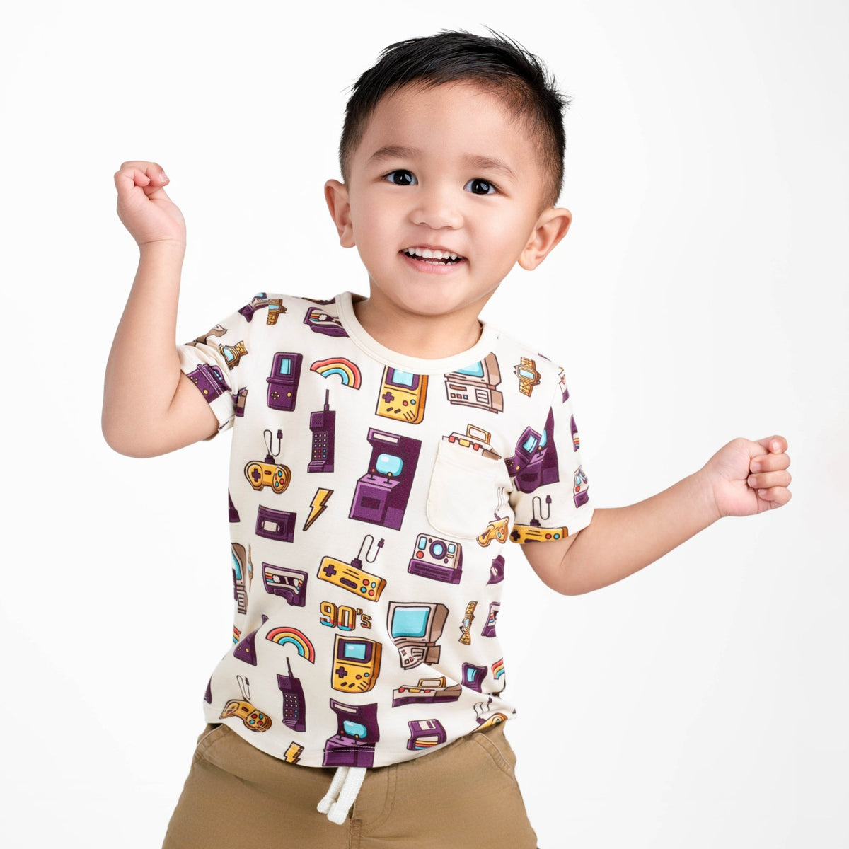 90's Retro Kids' Short Sleeve T-shirt - Jammie Session