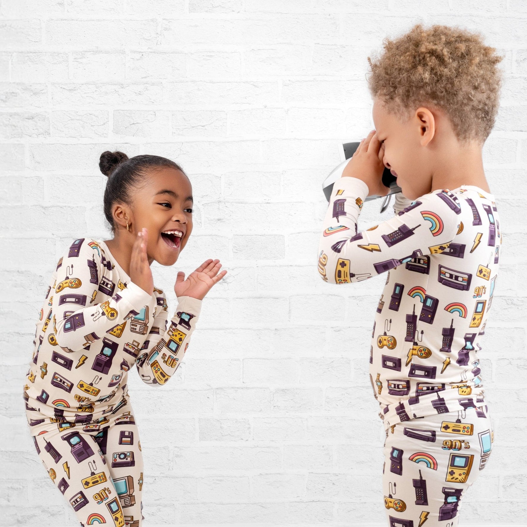 90's Retro Long Sleeve PJ's - Jammie Session