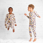 90's Retro Long Sleeve PJ's - Jammie Session
