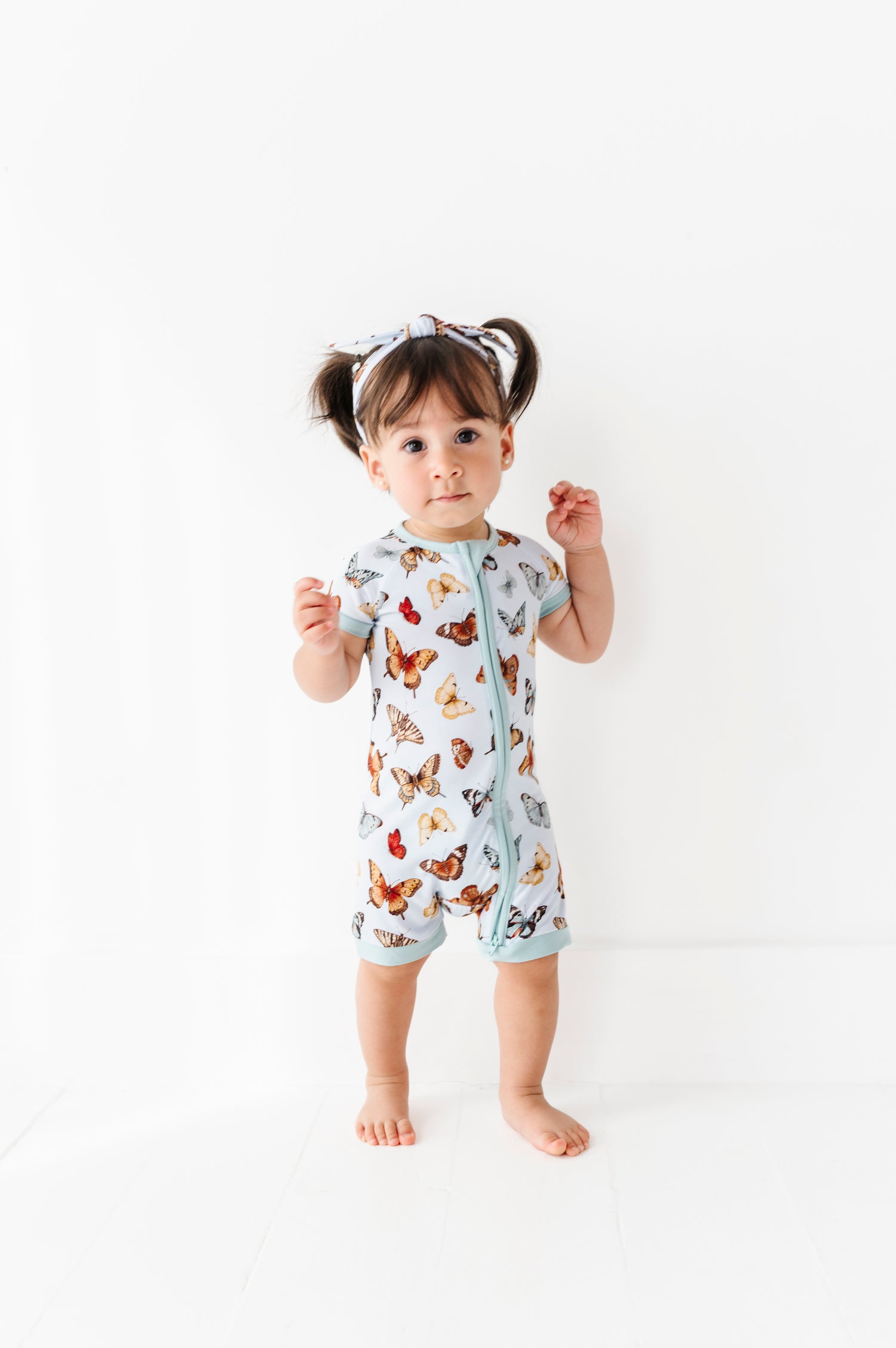 Butterfly Kisses Short Sleeve Romper