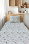 Load image into Gallery viewer, Plane & Simple (Airplanes) Twin Fitted Sheet and Pillowcase Set BDLJ

