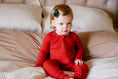 Load image into Gallery viewer, Crimson (Red) Ribbed Romper BDLJ

