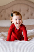 Load image into Gallery viewer, Crimson (Red) Ribbed Romper BDLJ
