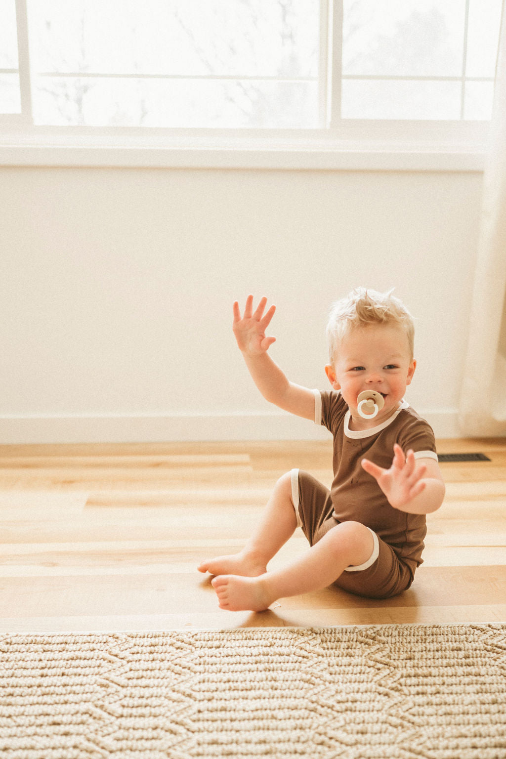 Hot Cocoa (Brown) Ribbed Short Set BDLJ