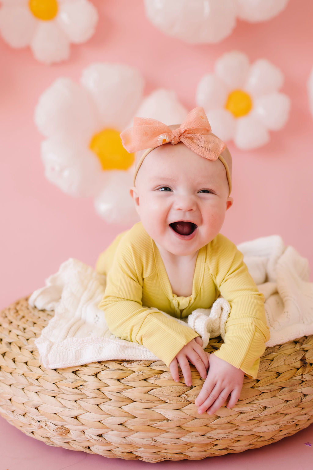 Lemon Meringue (Yellow) Ribbed Romper BDLJ
