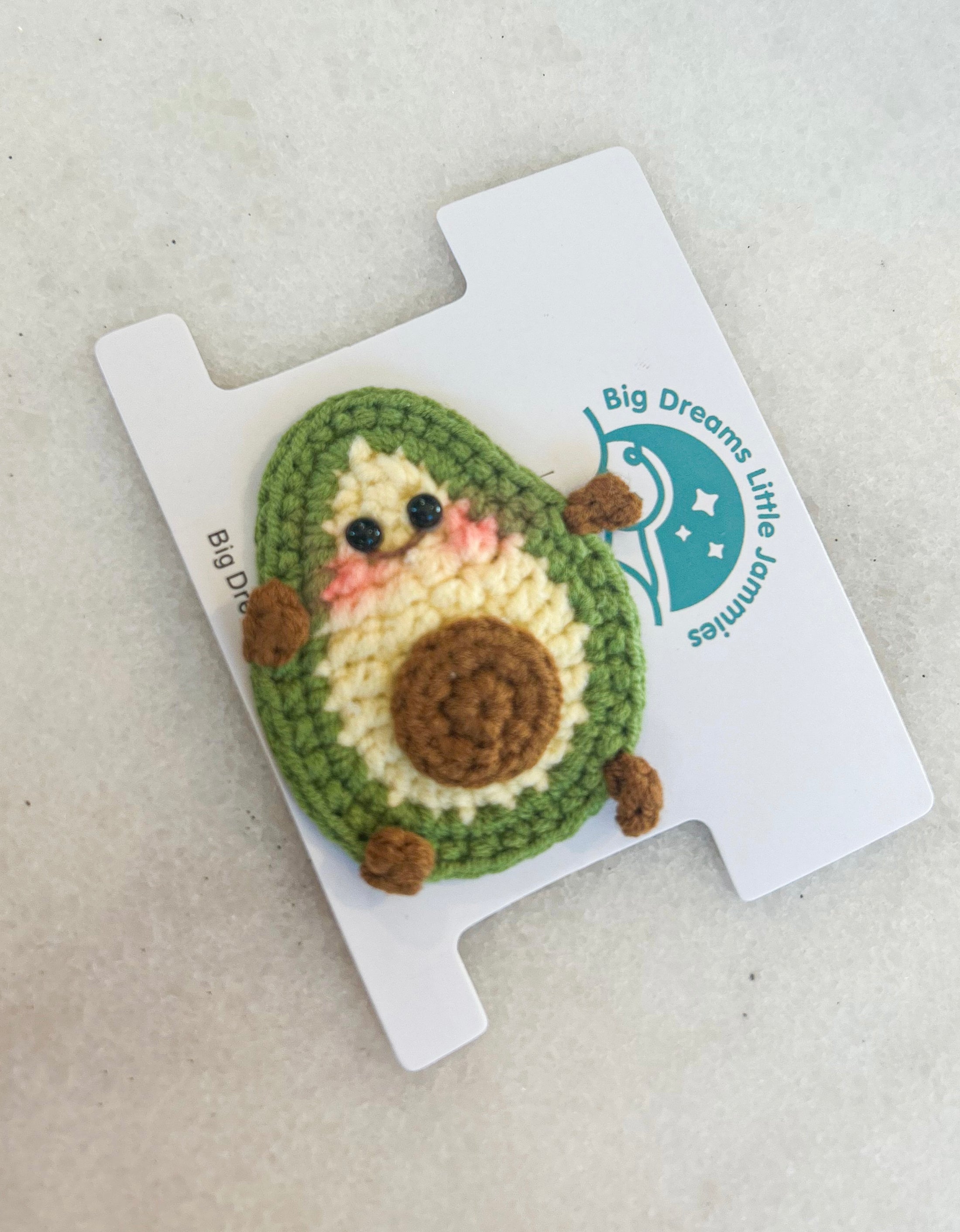 Crochet Avocado Hair Clip BDLJ