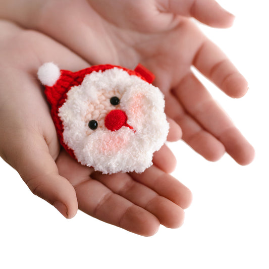 Crochet Handmade Santa Hair Clip BDLJ