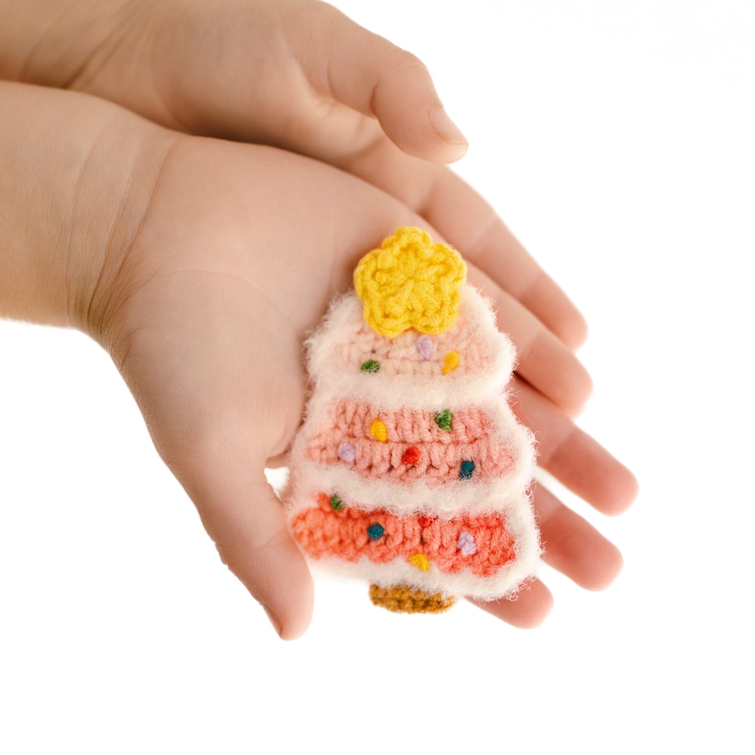 Crochet Christmas Tree Hair Clips BDLJ