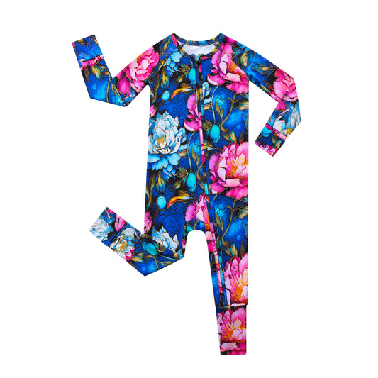Neon Blooms Romper BDLJ