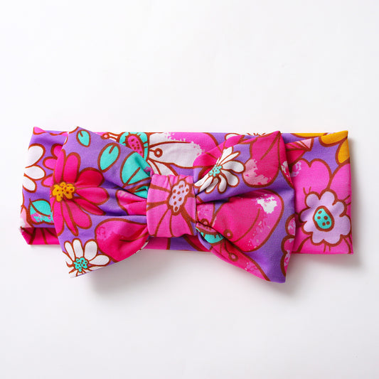 Retro Blooms (Flowers) Bow BDLJ
