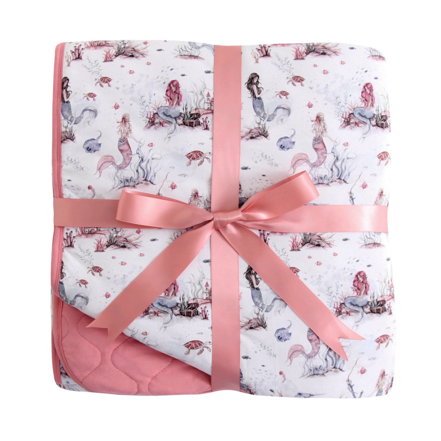 Mermaid Cove Toddler Quilted Blanket BDLJ