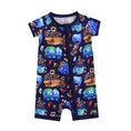 Load image into Gallery viewer, Nocturnal Nonsense Short Sleeve Romper
