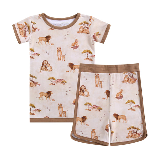 Lion TENCEL™ Modal Short Set