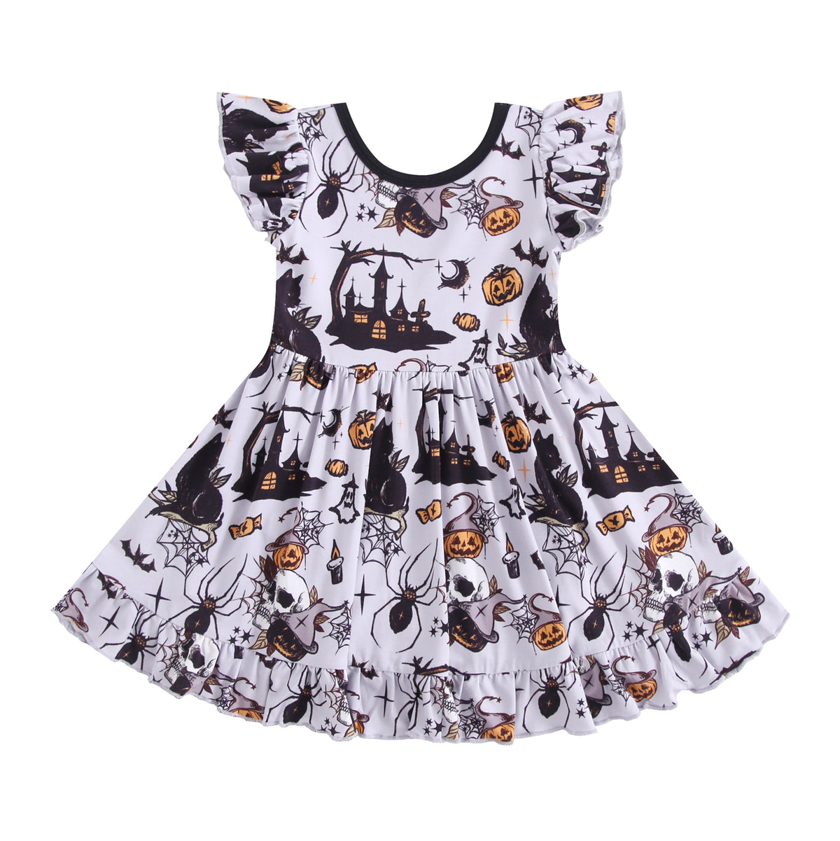 FaBOOlous (Halloween) Bodysuit Twirl Dress