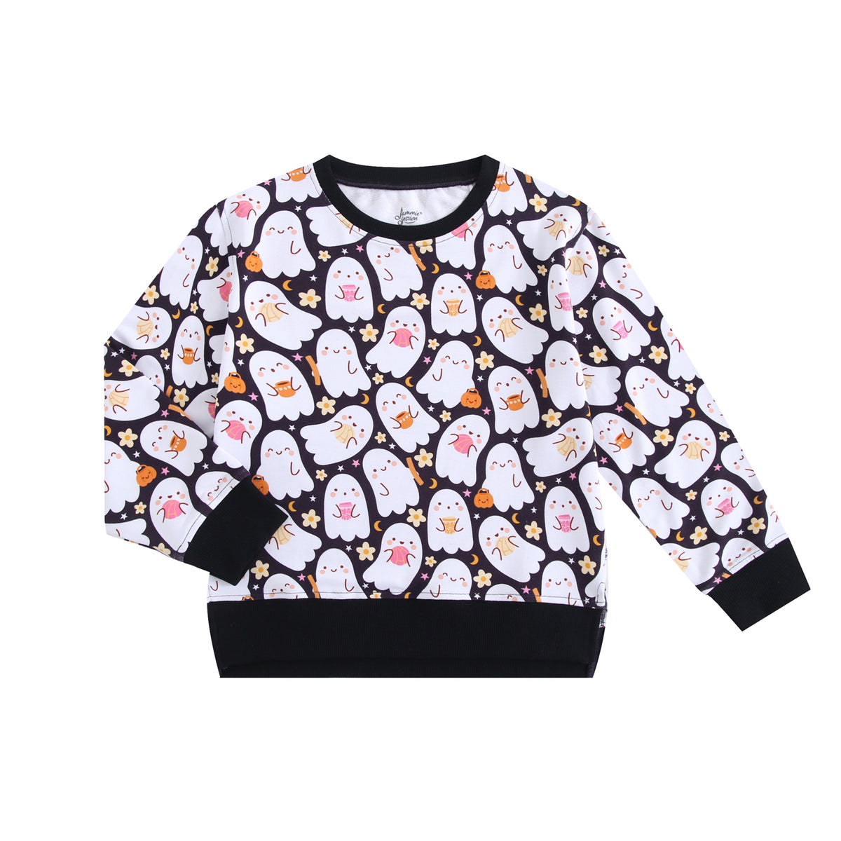 Little Boo Long Sleeve Crewneck Sweatshirt