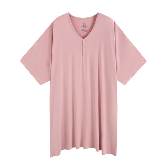 Rose Solid Women's Muumuu Lounge Tee (One size Fits XS - XXL)