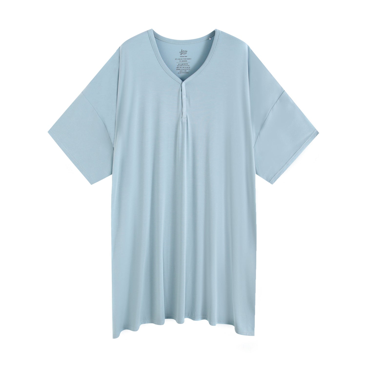 Butterfly Kisses Solid Women's Muumuu Lounge Tee (ONE SIZE FITS XS - XXL)