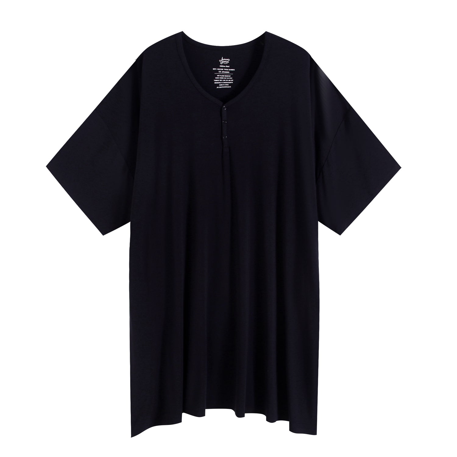 Midnight Veil Solid Women's Muumuu Lounge Tee (One size Fits XS - XXL)