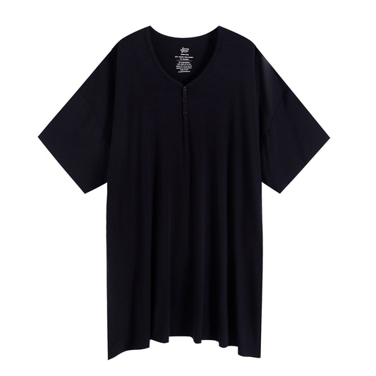 Midnight Veil Solid Women's Muumuu Lounge Tee (One size Fits XS - XXL)