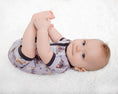 Load image into Gallery viewer, Steam Dreams (Train) Short Sleeve Romper BDLJ
