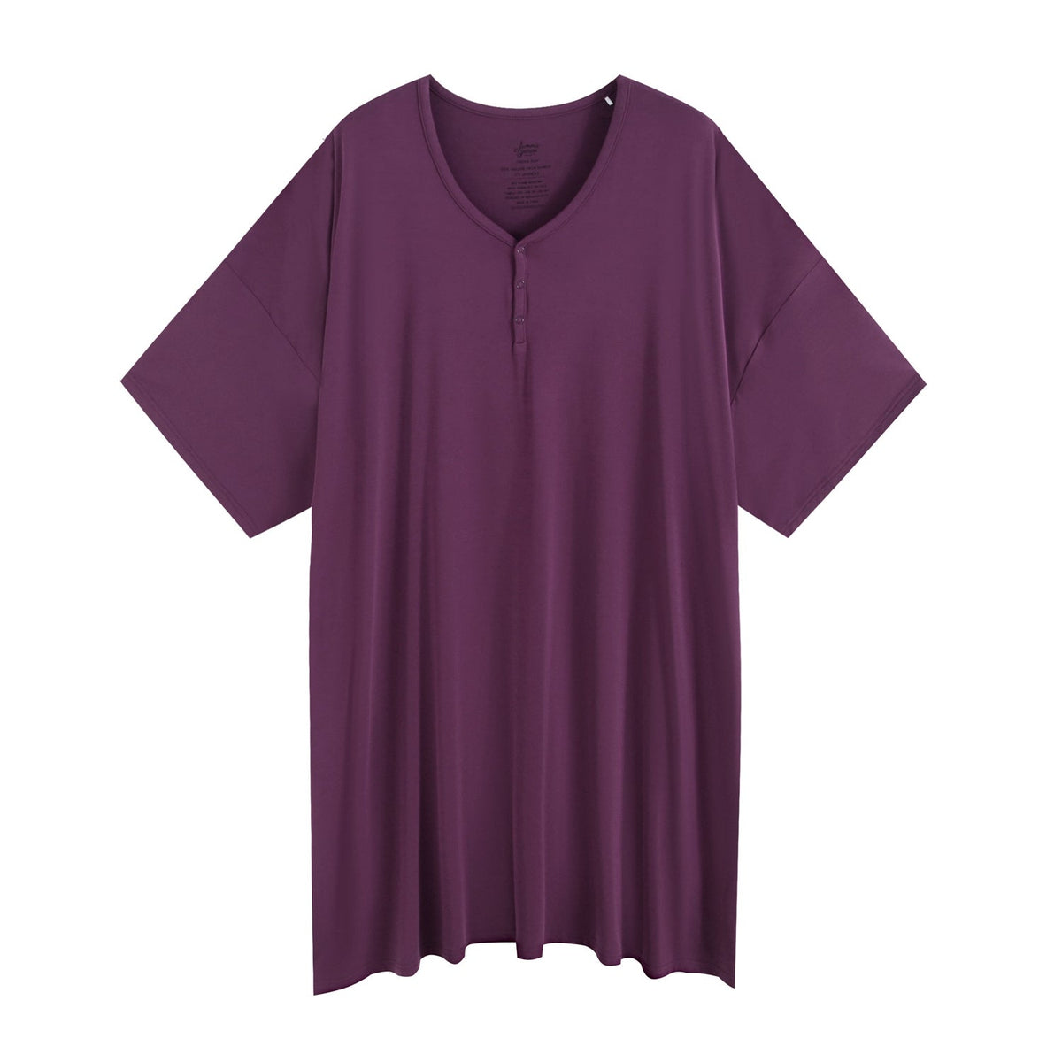 Amethyst Solid Women's Muumuu Lounge Tee (One size Fits XS - XXL) - Jammie Session