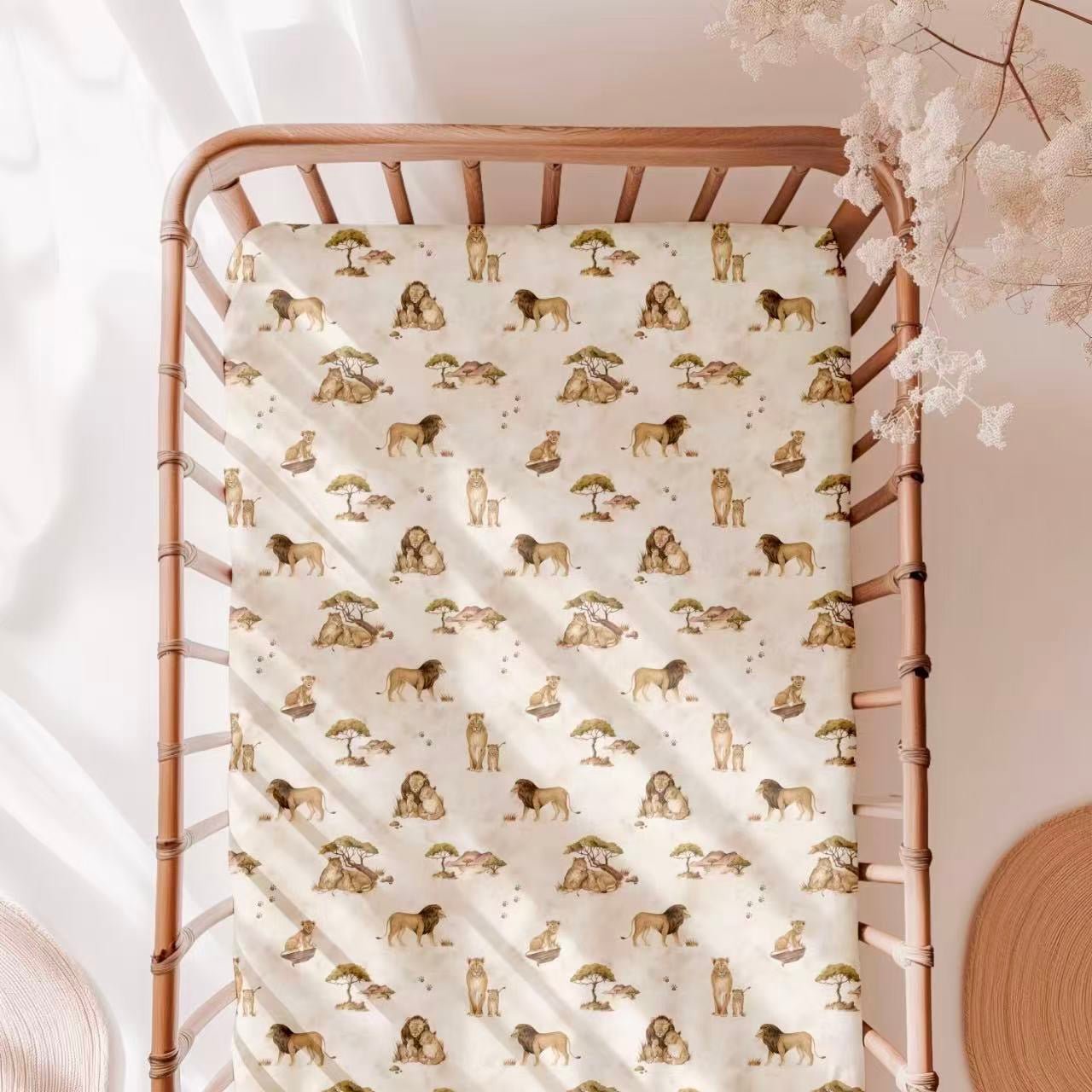 Ari (Lion) TENCEL™ Modal Crib Sheet - Jammie Session